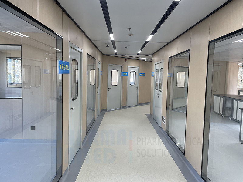 Custom size cleanroom glass windows